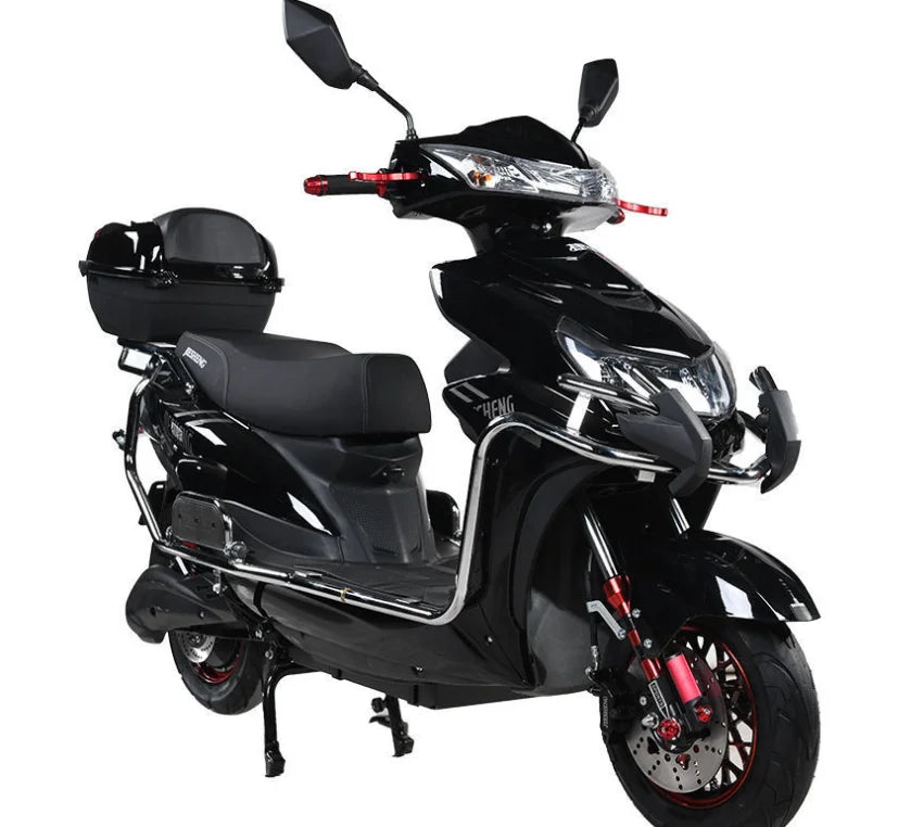 1500W 72V Electric Moped Motorcycle 120KM Range Sport E-Bike For Adults 2 Wheel Electric Scooter With Disc Brakes